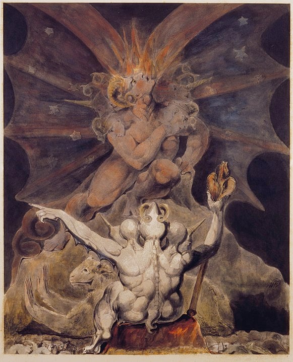 number of the beast 666 - william blake