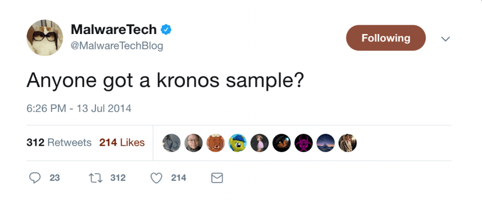 kronos screen shot