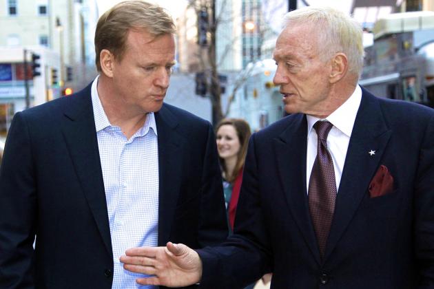 Jerry Jones Roger Goodell sports betting