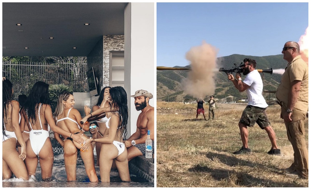 Dan Bilzerian arrest warrant Instagram