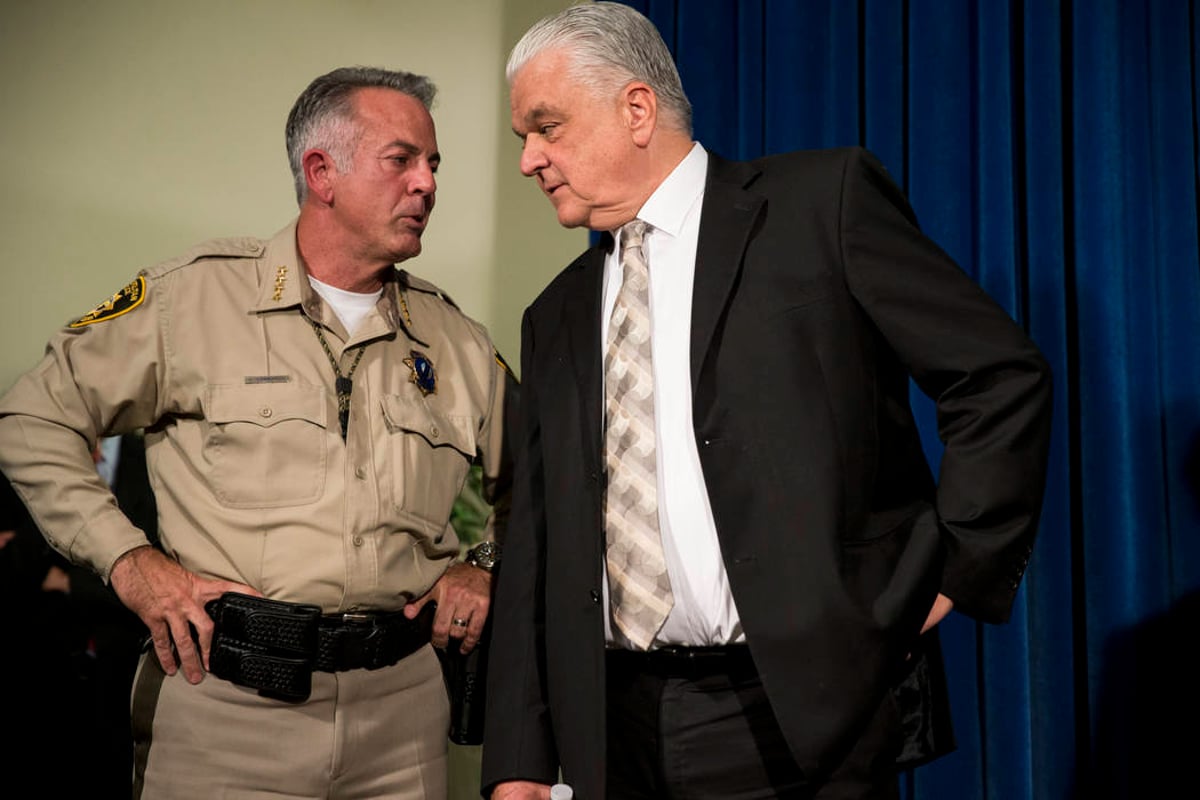 Nevada gubernatorial Sisolak Lombardo Las Vegas