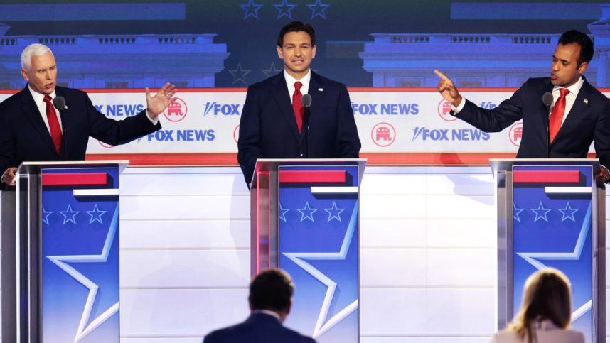 GOP debate 2024 odds Trump DeSantis Ramaswamy