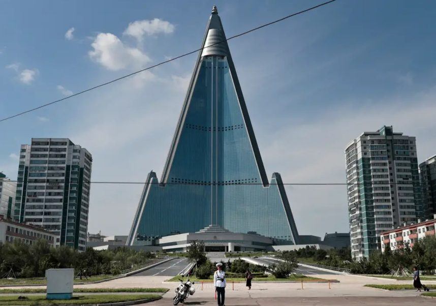 North Korea casino Ryugyong Hotel Pyongyang